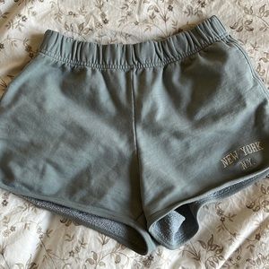 JOHN GALT (brandy melville) teal shorts